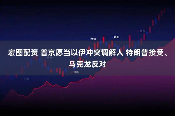 宏图配资 普京愿当以伊冲突调解人 特朗普接受、马克龙反对